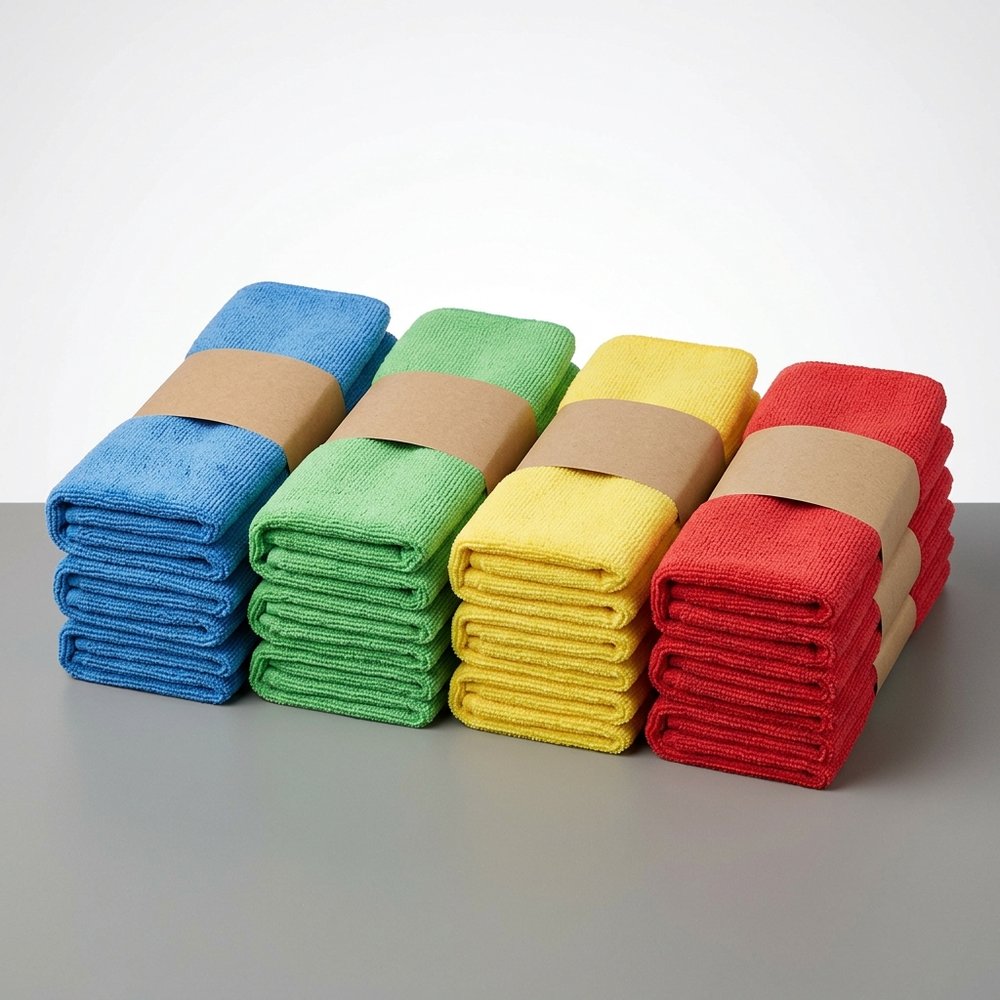 Microfibre service cloth pack — 12